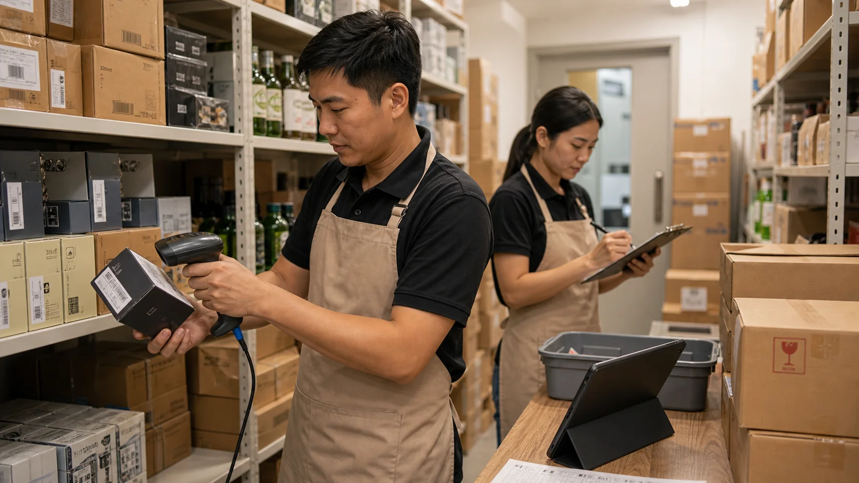 Retail stockroom operations and inventory control